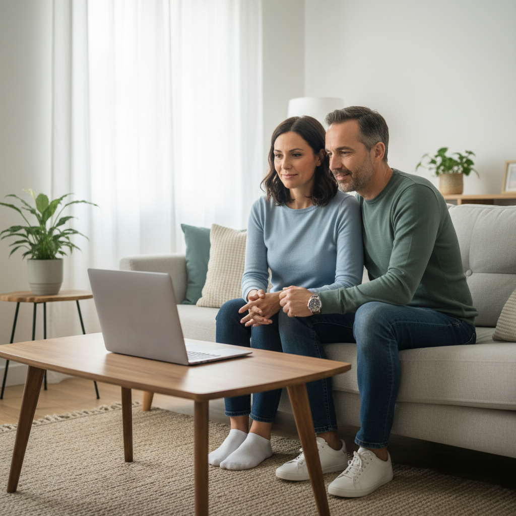 La téléconsultation vous permet de réaliser vos séances en visioconférence, depuis chez vous ou où que vous soyez.